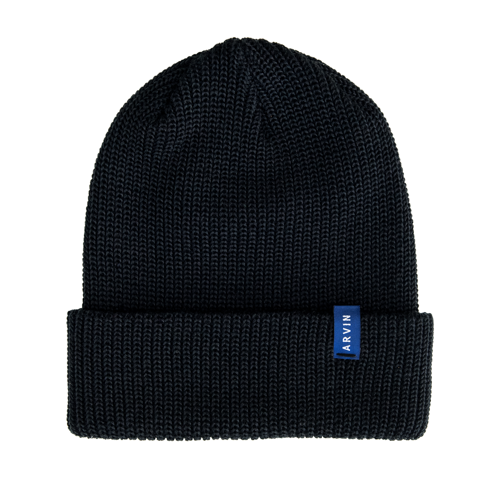 Classic Rib Beanie - Black