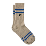 Arvin Goods Sand Stripe Crew Socks - Recycled Cotton Blend