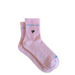 Arvin Goods Pink Stripe Ankle Sock Recycled Cotton