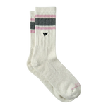 Arvin Goods Pink Retro Stripe Crew Socks - Limited Edition