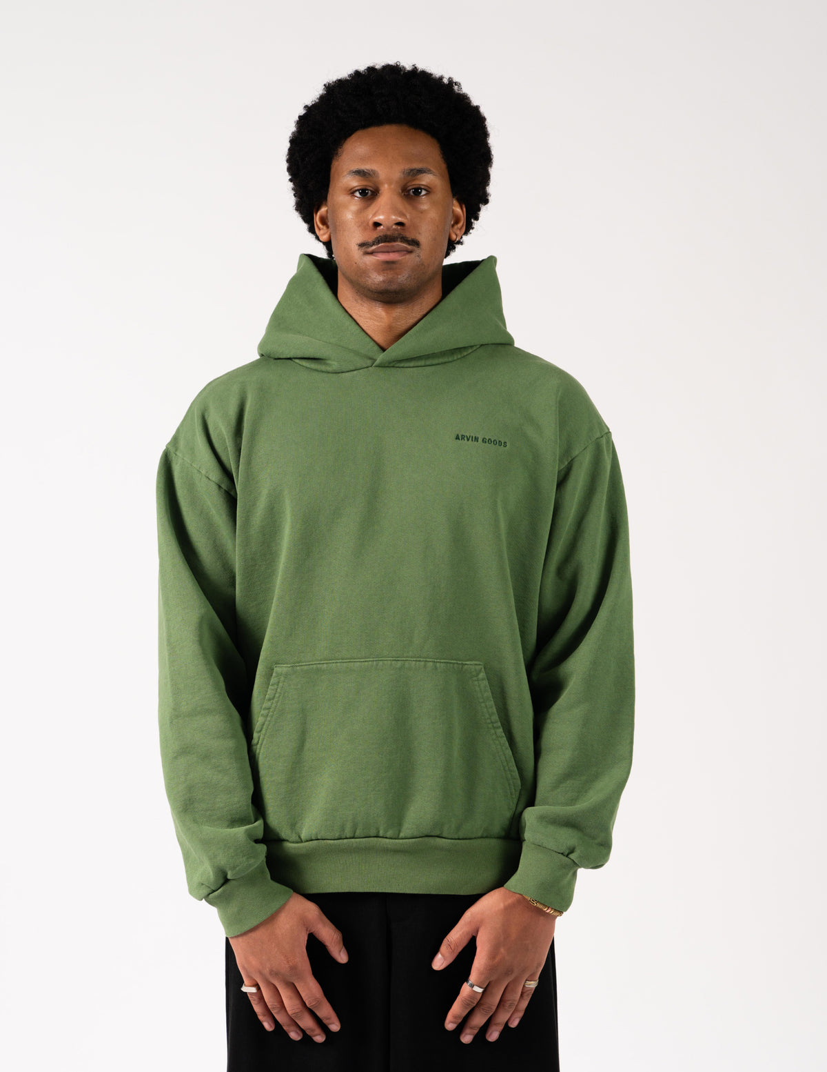 Arvin Goods Classic Hoodie Forest Green | Made in USA