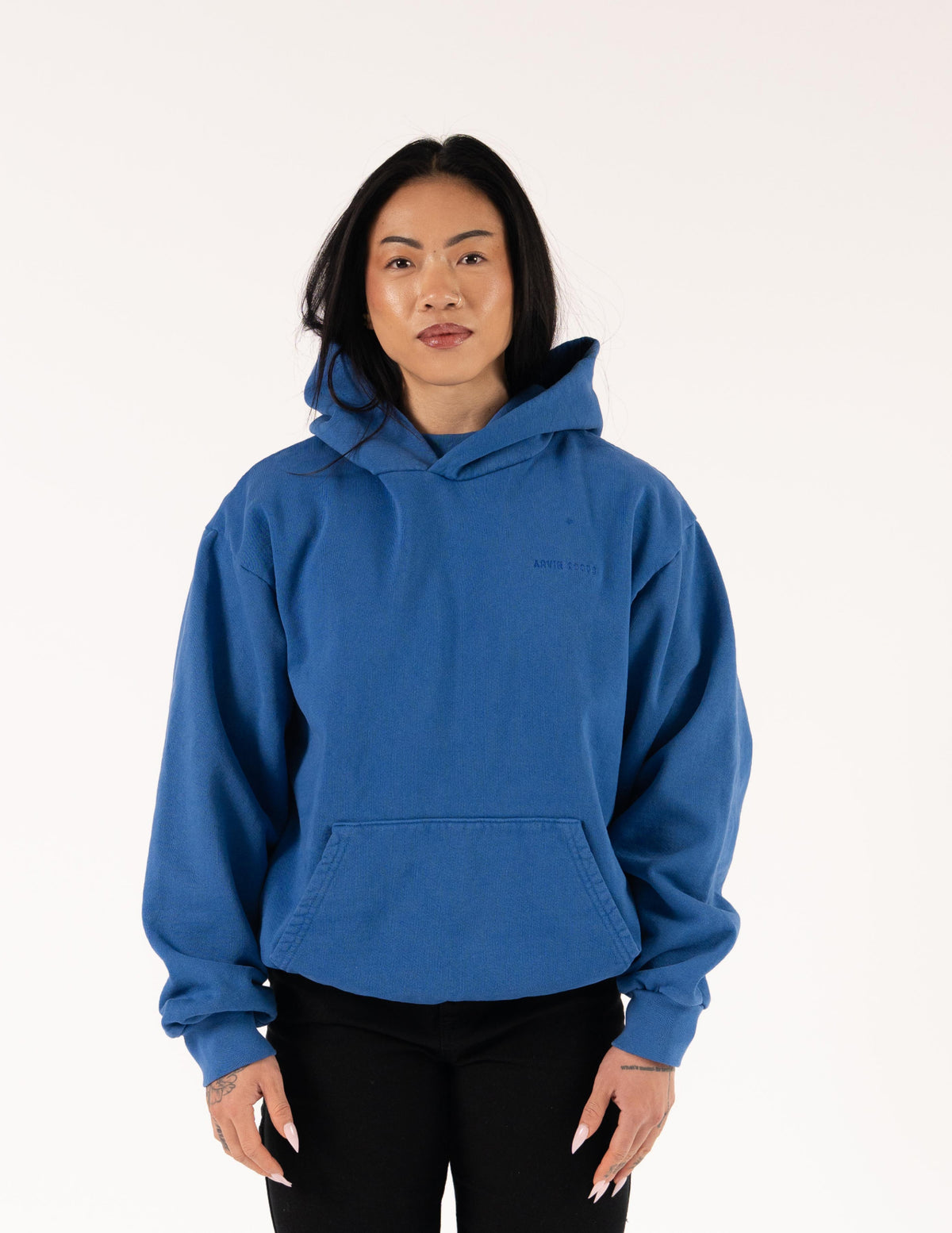 Arvin Goods Classic Hoodie Royal Blue | Made in USA