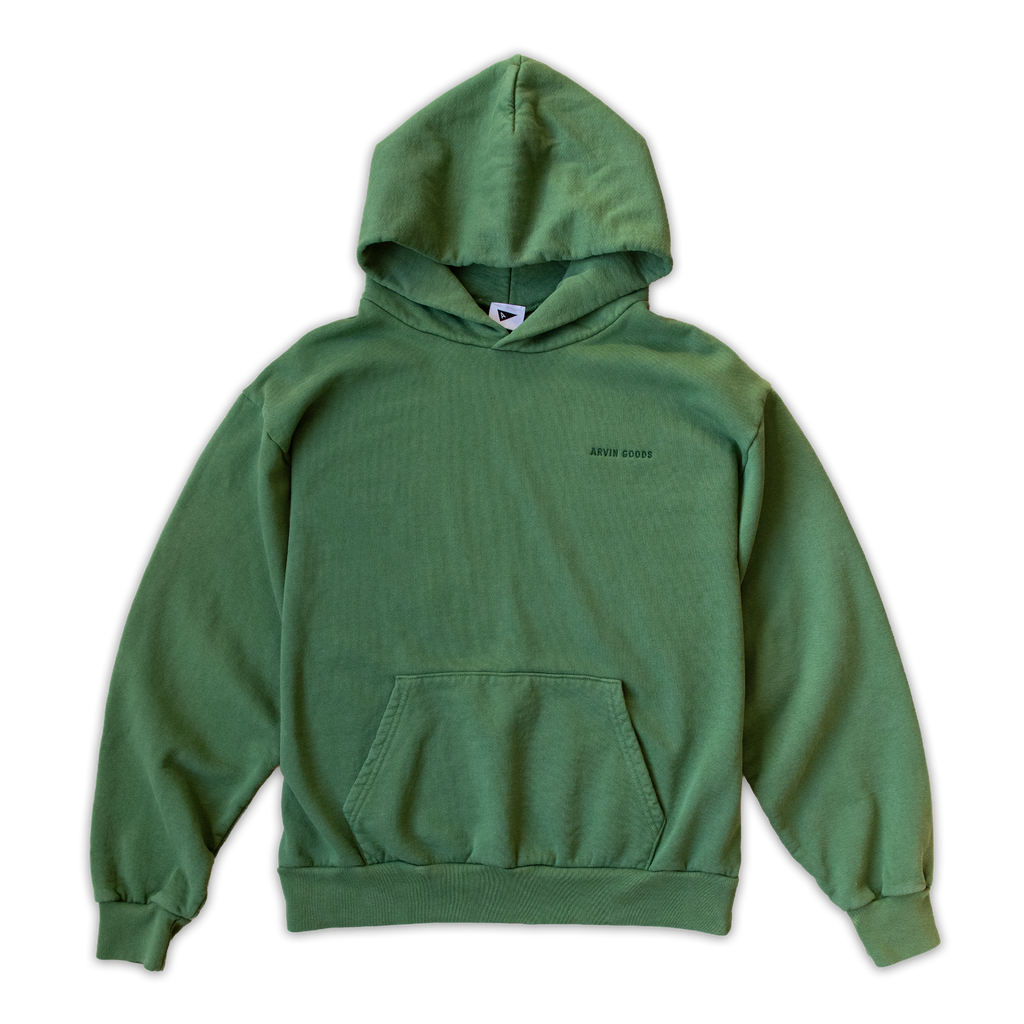 Arvin Goods Classic Hoodie Forest Green | Made in USA