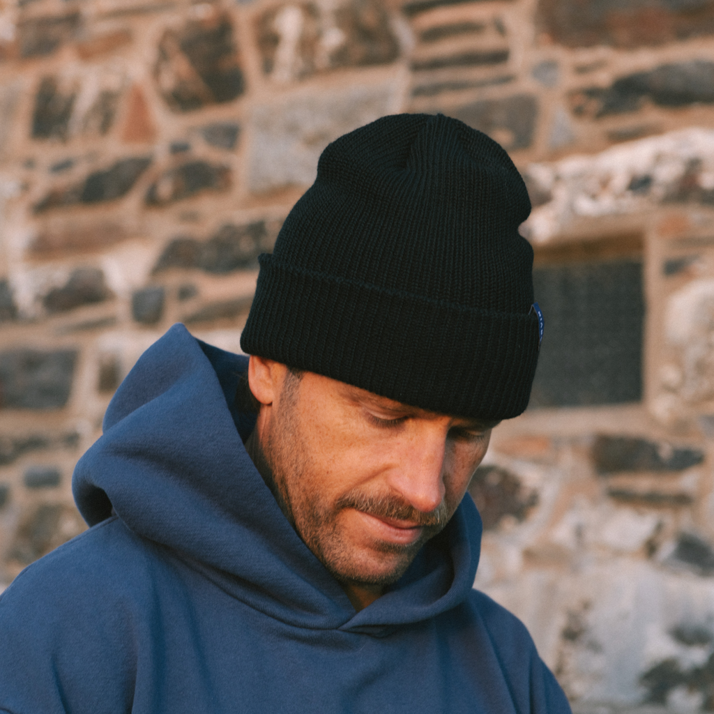 Classic Rib Beanie - Black