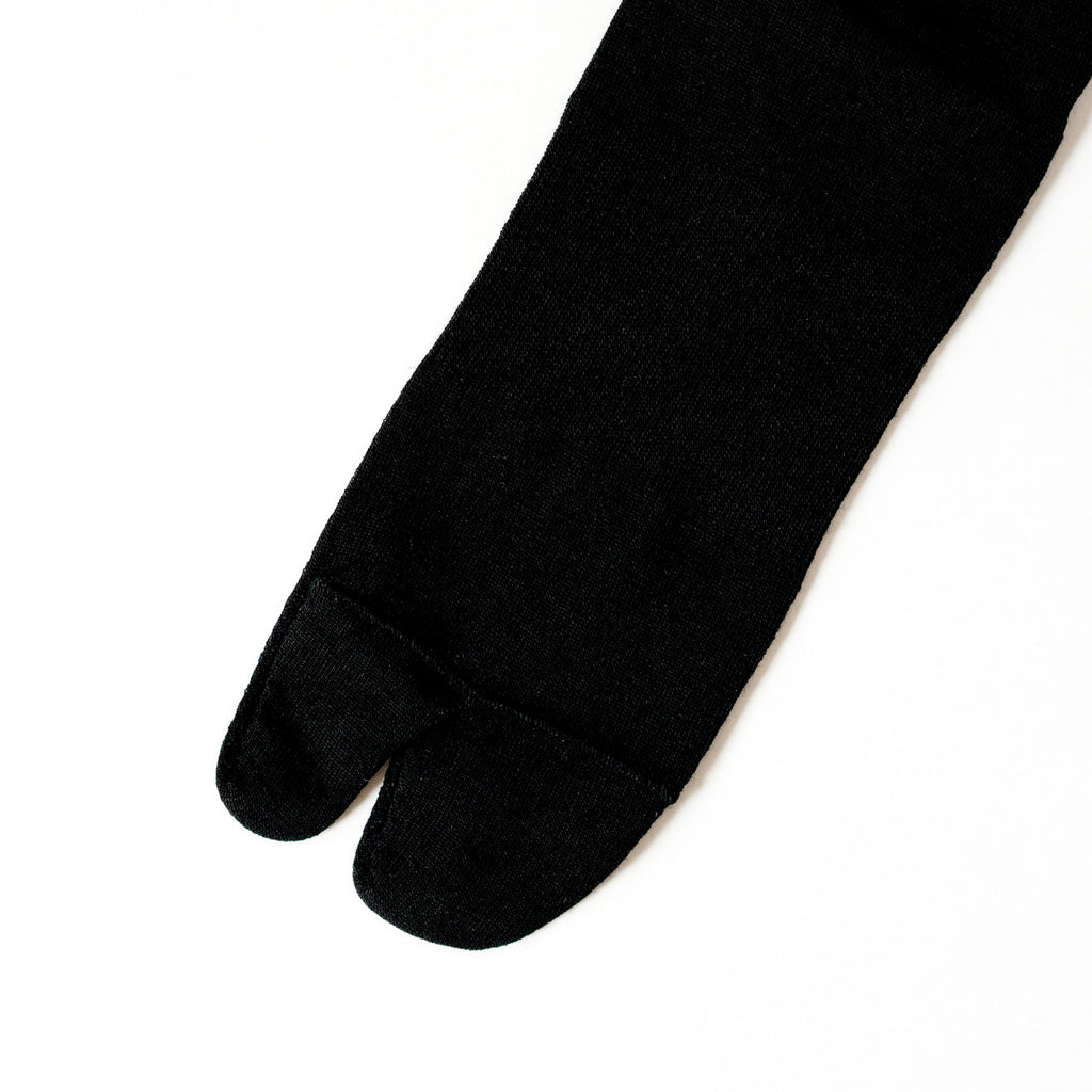 NODAL Australian Merino Wool Tabi Sock Black
